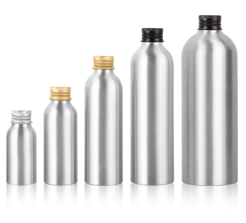 Custom Empty 30ml 50ml 100ml 200ml 250ml 300ml Shampoo Aluminum Bottle with Aluminum Cap/Plastic Sprayer