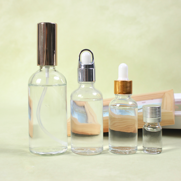 Custom Environment Friendly 15 Ml Transparent Essential Oil Bottles