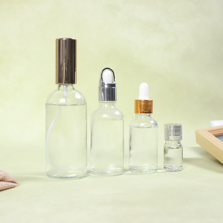 Custom Environment Friendly 15 Ml Transparent Essential Oil Bottles