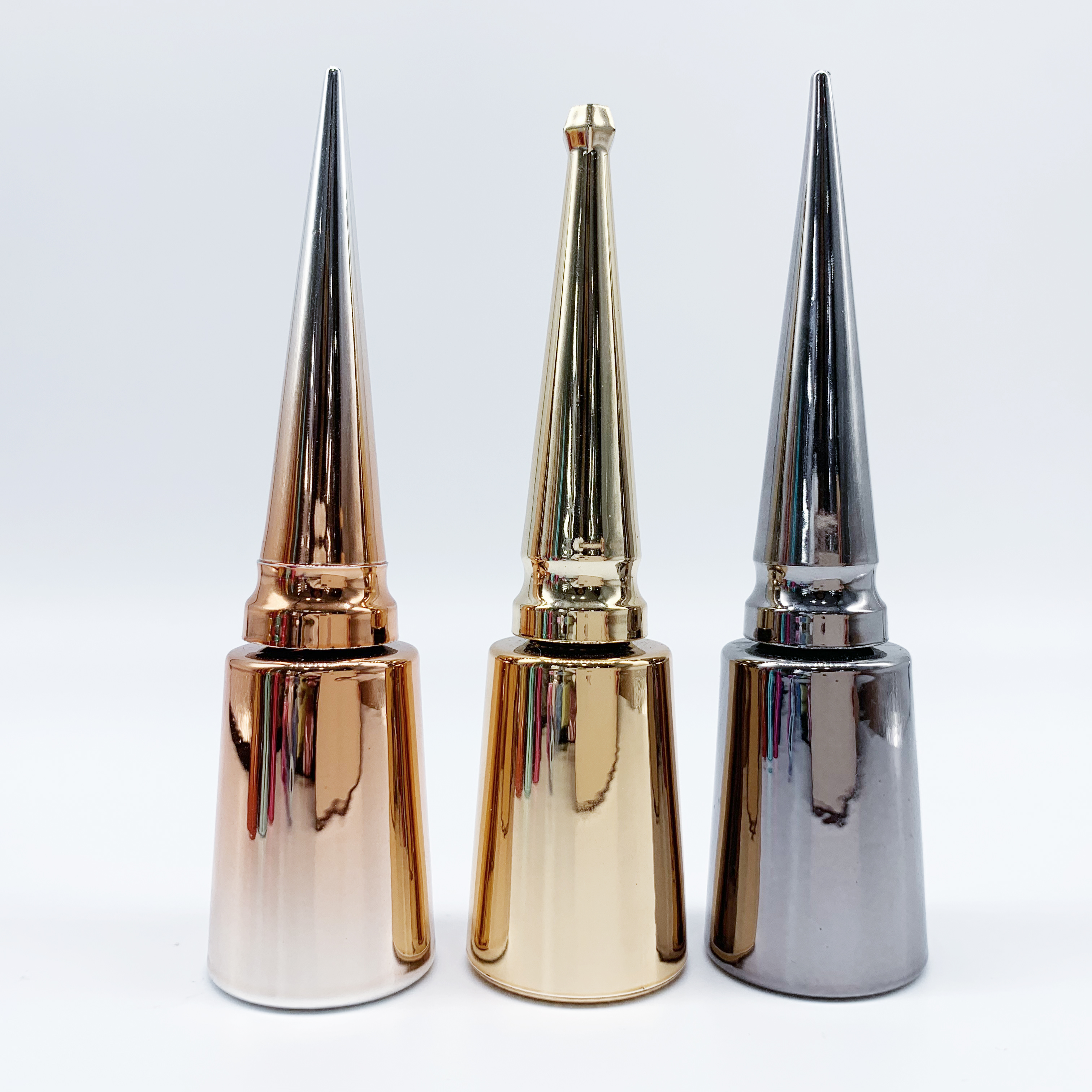 Custom Exquisite 10ml 12ml 15ml Unique Nail Polish Bottle Cap And Brush Cosmetic nail polish container