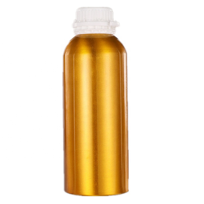 Custom Food Grade Cosmetic Packaging Bottle Lid Cap Liquid Oil Aluminum with Screw Aluminium 1000ml Glass Essential Oil Storage