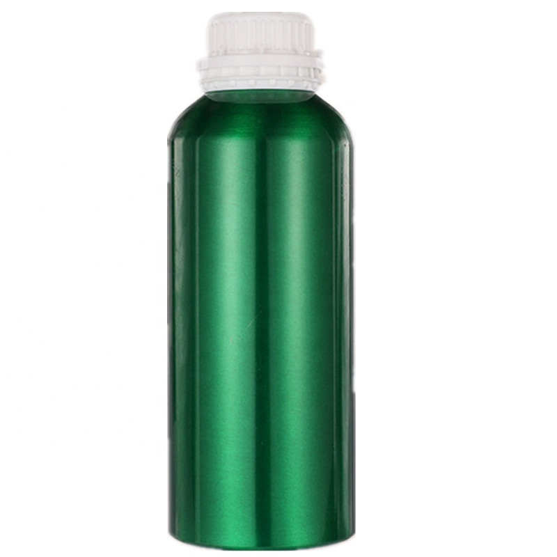 Custom Food Grade Cosmetic Packaging Bottle Lid Cap Liquid Oil Aluminum with Screw Aluminium 1000ml Glass Essential Oil Storage
