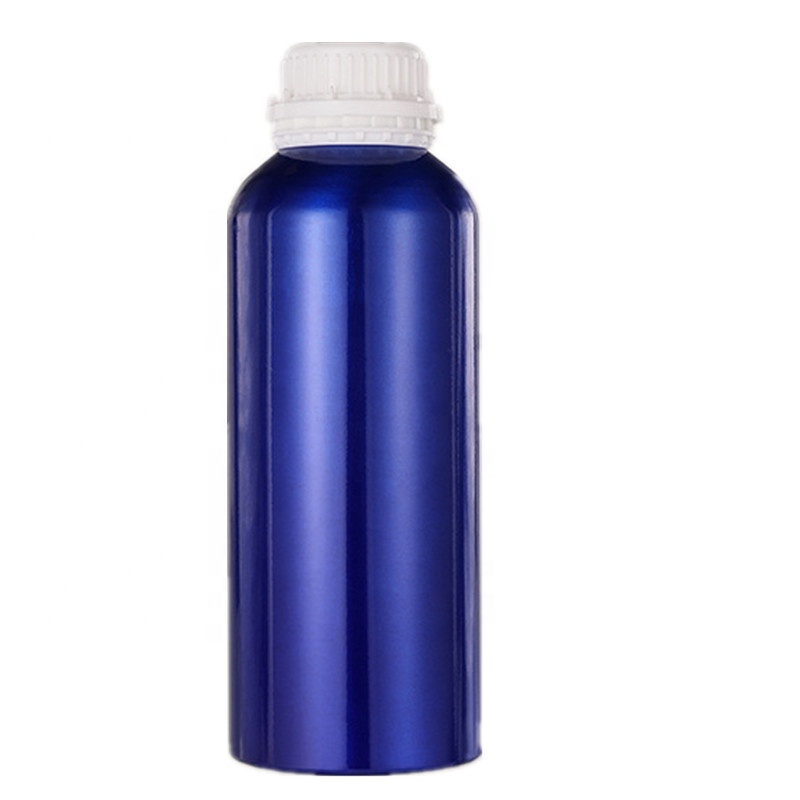 Custom Food Grade Cosmetic Packaging Bottle Lid Cap Liquid Oil Aluminum with Screw Aluminium 1000ml Glass Essential Oil Storage