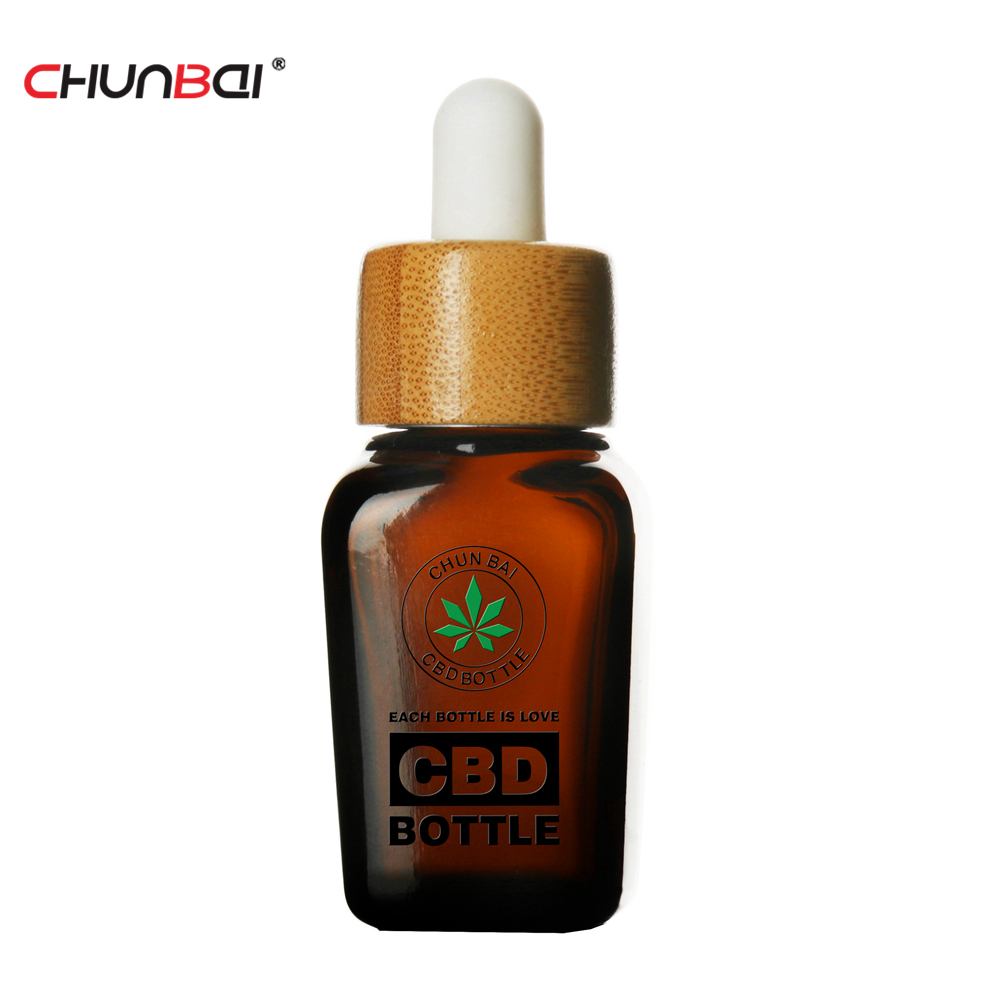 Custom Frosted Glass Bottle 30ml Glass Tincture Bottle