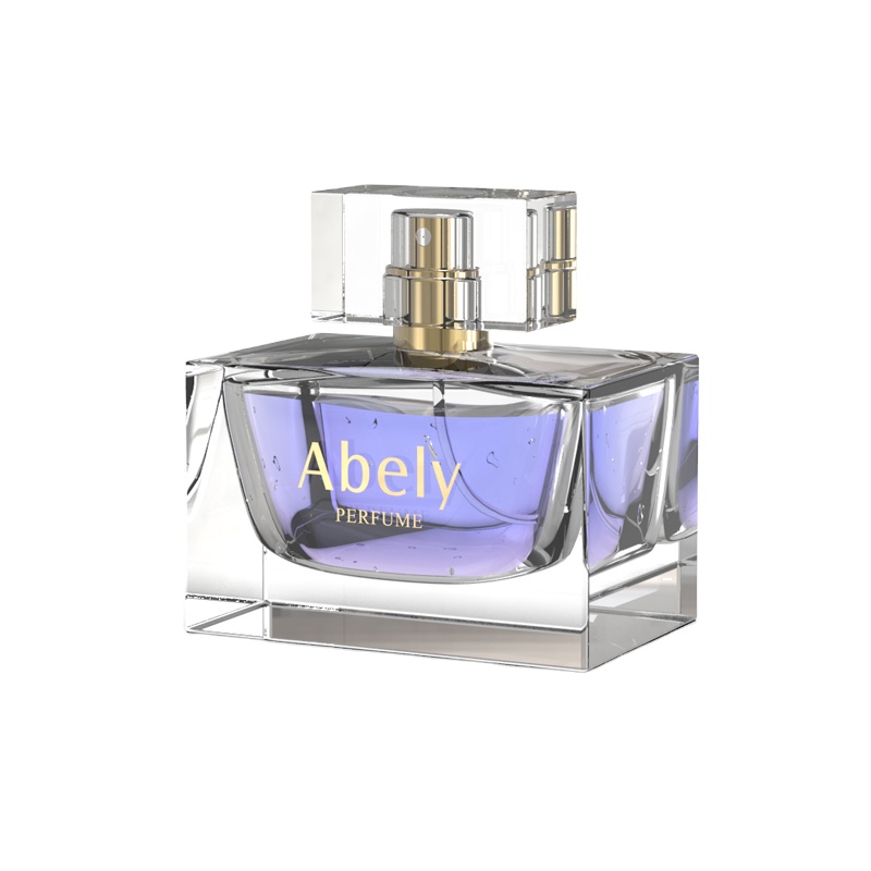 Custom Glass Perfume bottle 100ml Luxury crystal perfume bottle 60ml Empty Glass Square Cologne Bottle