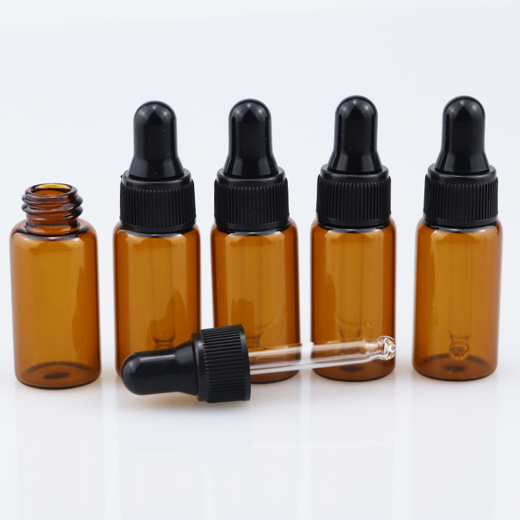 Custom Glass Test Tube Vial For Medicine 1ml 2ml 3ml 5ml 6ml Pharmaceutical Glass Vial With Screw dropper