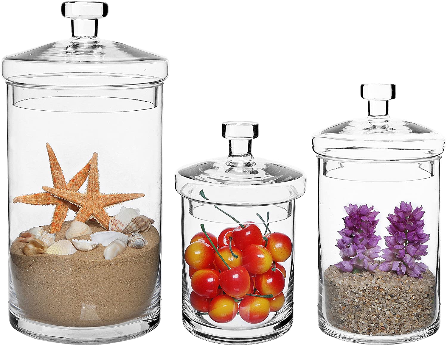 Custom Heat Resistant Candy Glass Storage Jar Glass Cover