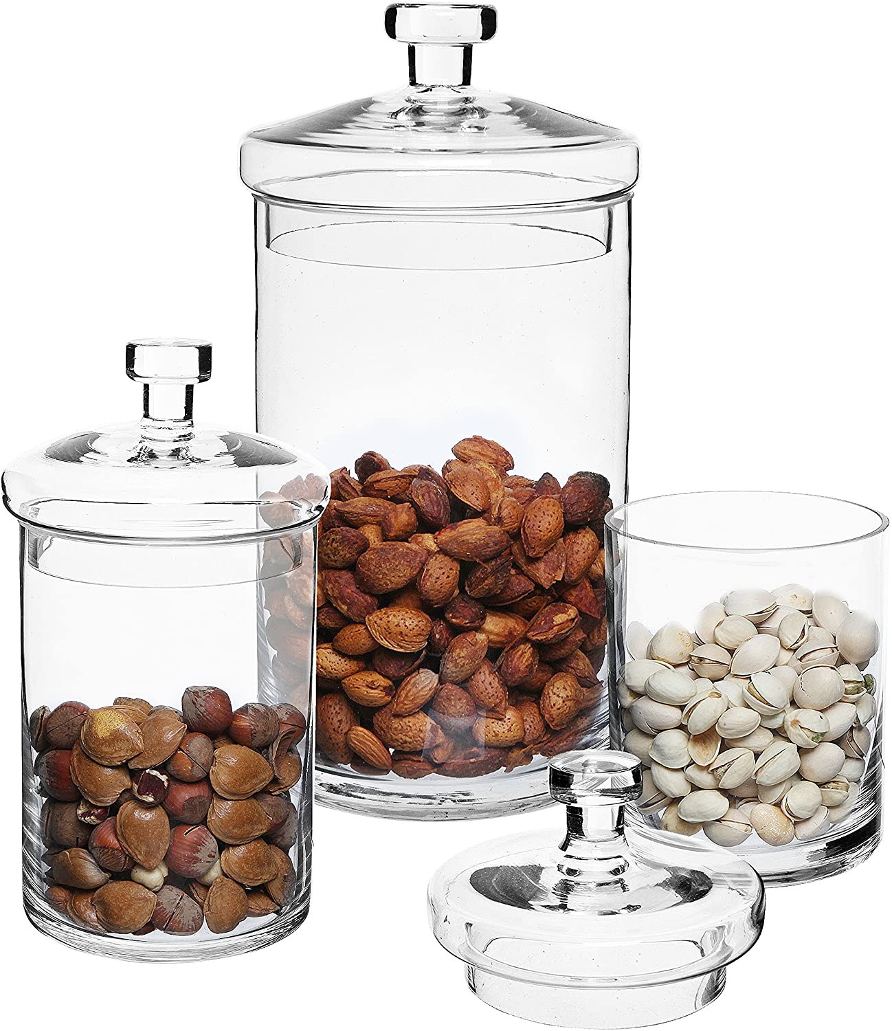 Custom Heat Resistant Candy Glass Storage Jar Glass Cover