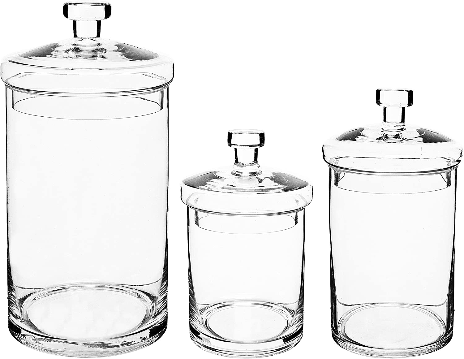 Custom Heat Resistant Candy Glass Storage Jar Glass Cover