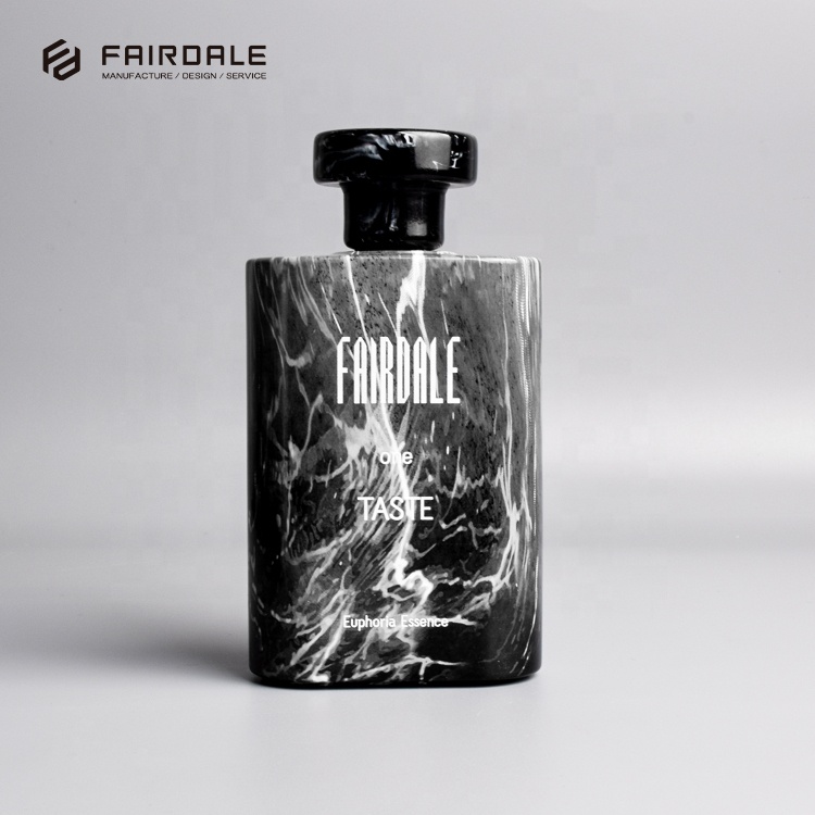 Custom High-End White And Black Colored Perfume Bottles Wholesale Luxury Perfume Bottle