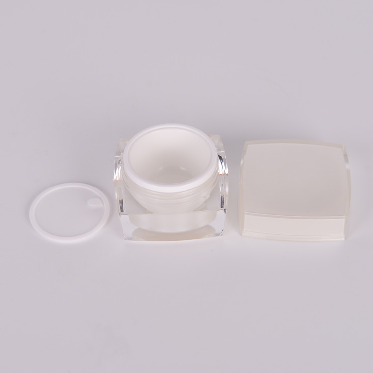 Custom High Quality Empty 1ml 5ml 7ml 10ml 15ml 20ml 30ml 50ml 60ml 100ml Cosmetic Acrylic Plastic Jars