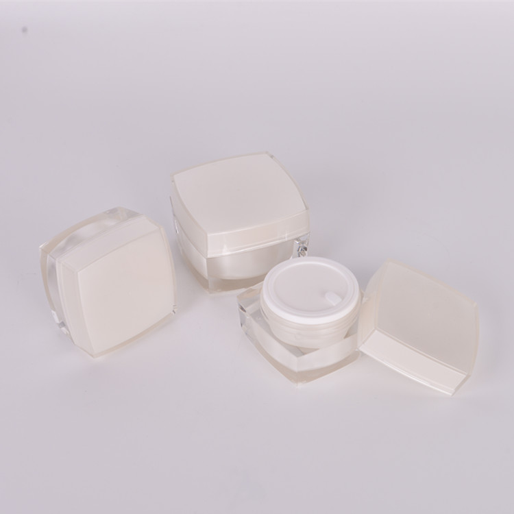 Custom High Quality Empty 1ml 5ml 7ml 10ml 15ml 20ml 30ml 50ml 60ml 100ml Cosmetic Acrylic Plastic Jars