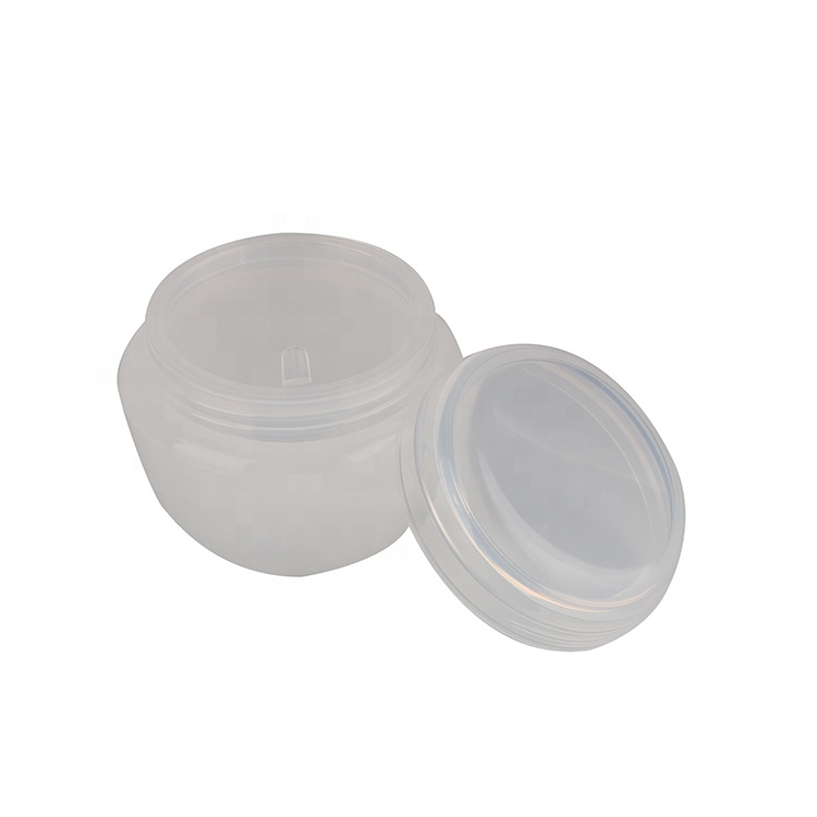 Custom High Quality Screen Printing Environmental Empty Cosmetic Clear Plastics Jars