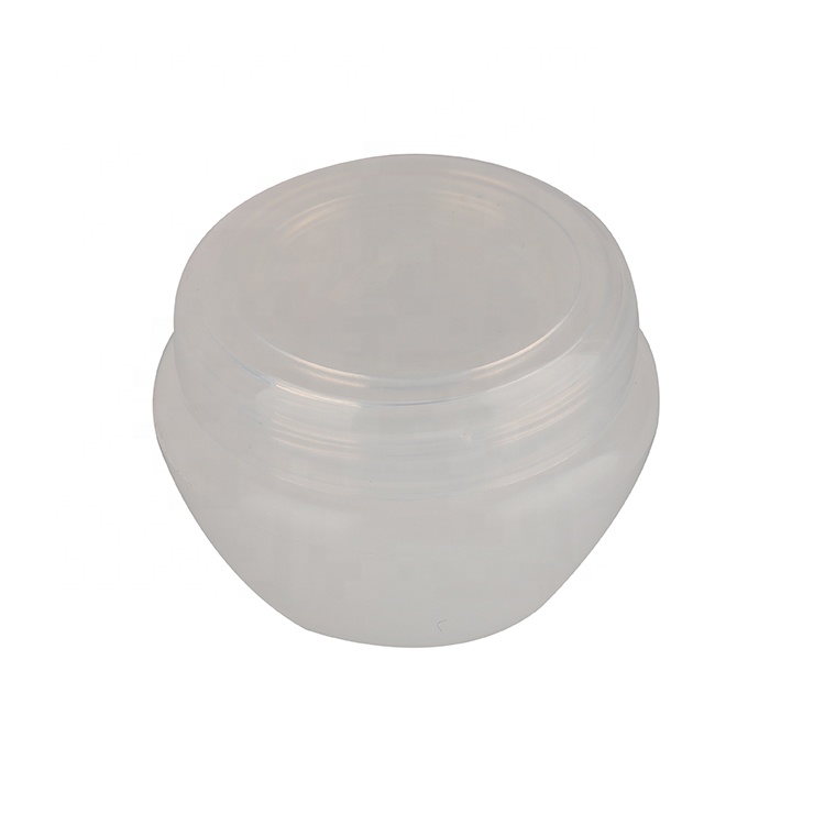 Custom High Quality Screen Printing Environmental Empty Cosmetic Clear Plastics Jars