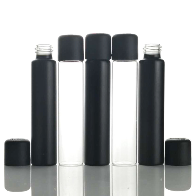Custom High borosilicate tube-type caviar bottle sealed jam Saffron tea storage glass jar bottle mini storage bottle