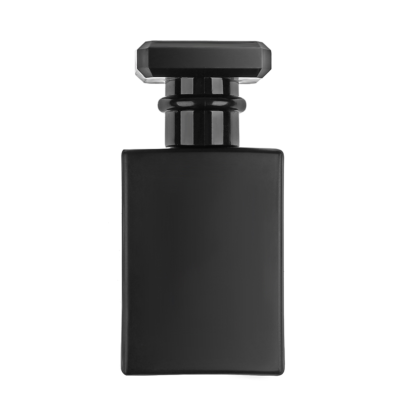 Custom LOGO 30ML perfume bottle empty square black luxury air perfume bottle