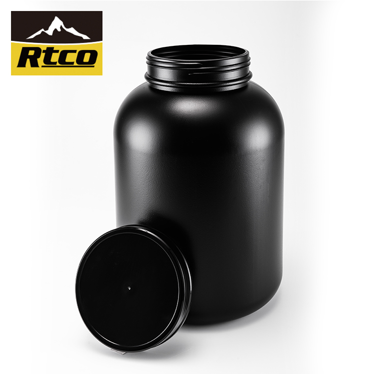 Custom LOGO Colour 1.8 Gallon/2 Gallon/2.4 Gallon / 1Gallon HDPE Plastic Container Jar For Powder Or Food Storage