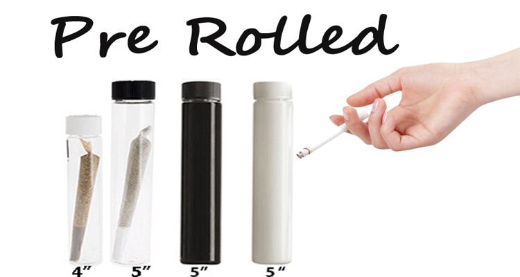 Custom Label Glass Pre Roll Pot Blunt Tubes With Cork