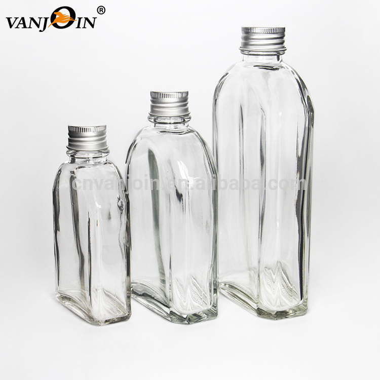 Custom Logo 100ml 200ml 350ml Clear Glass Ice Cold Drip Coffee Ice Latte Glass Bottle