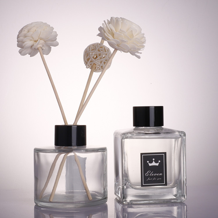 Custom Logo 30ml 50ml Essential Oil Glass Car Diffuser Bottles