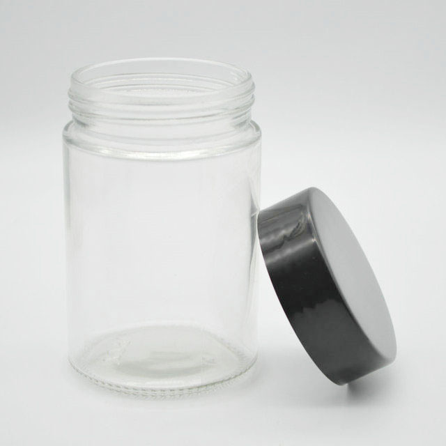 Custom Logo 500ml Baby Food Storage Jar Glass Jar With Lid
