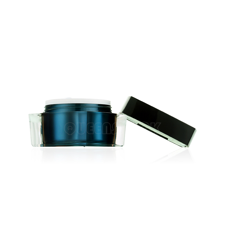 Custom Logo 50ml Acrylic Cream Packaging Containers Cosmetic Jar