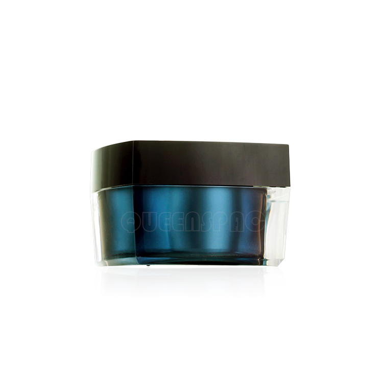 Custom Logo 50ml Acrylic Cream Packaging Containers Cosmetic Jar