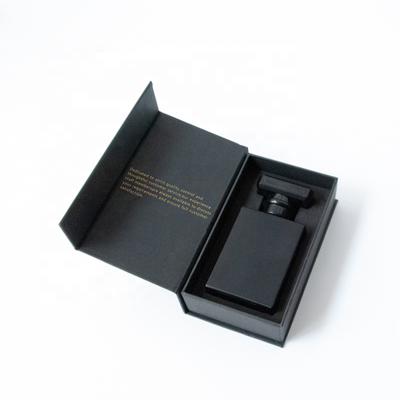 Custom Logo Black Botol Parfum 30ml 50ml Glass Perfume Bottle