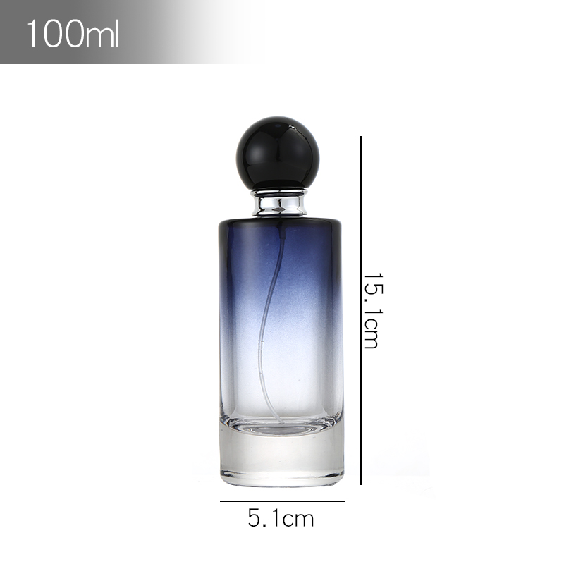 Custom Logo Brown 4 Oz Glass Cosmetic Bottle 50 Ml Spray Bottle Perfume Bottle Glass