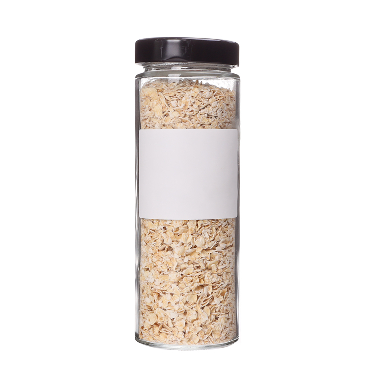 Custom Logo Clear Round High Borosilicate Glass Kitchen Storage Jar Candy Jar Storage
