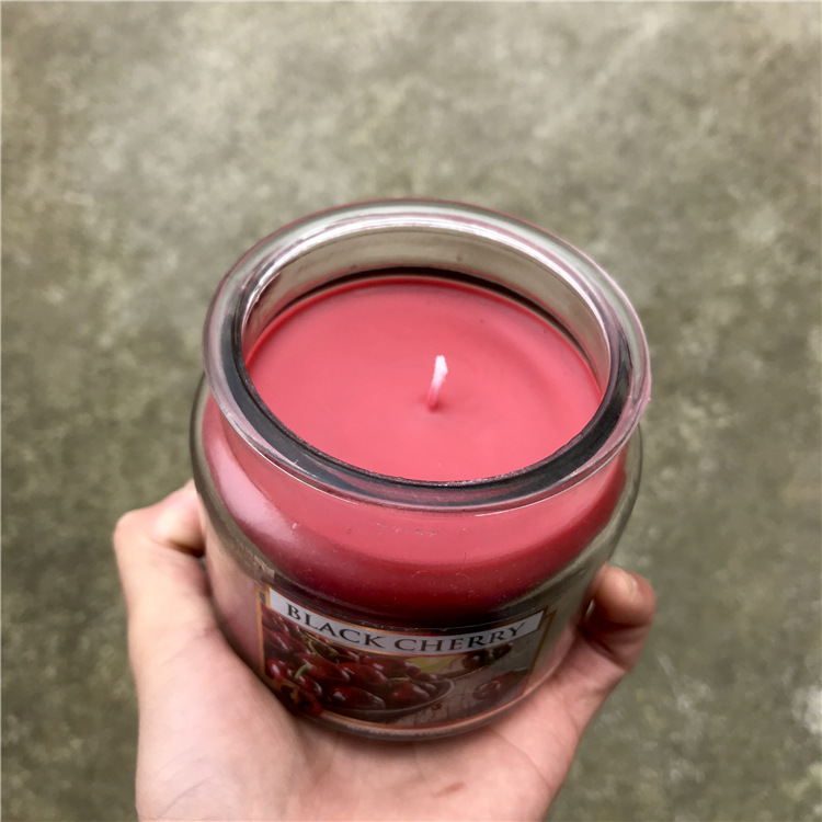 Custom Logo Frosted Bottle Empty Scented Candle Jar With Press Airtight Lid