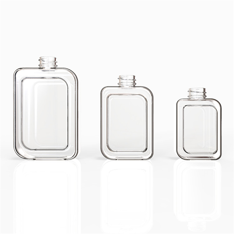 Custom Logo Glass Bottle With Pump For Shampoo Lotion