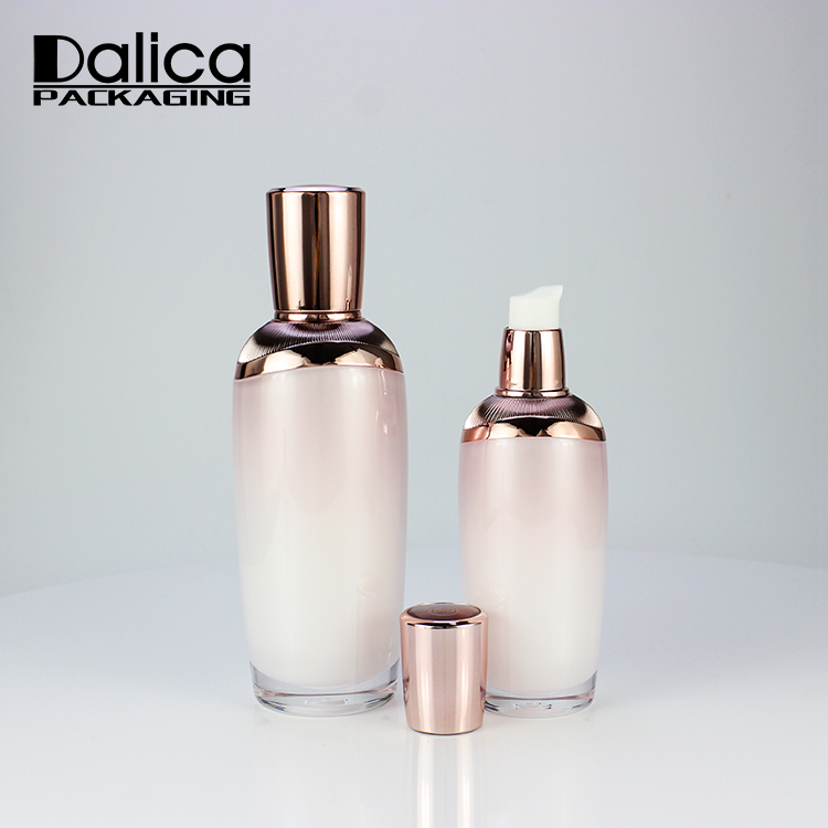 Custom Logo Luxury Popular Double Wall Beauty Plastic Container Jar for Skincare Essential Cream