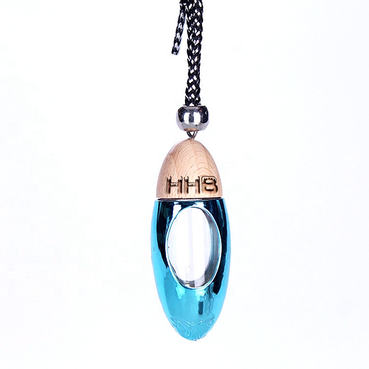Custom Logo OEM Hanging 10ml Bullet Shape Empty Air freshener oil diffuser perfume packaging glass jars wholesale