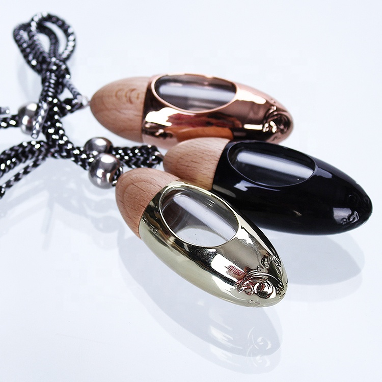 Custom Logo OEM Hanging 10ml Bullet Shape Empty Air freshener oil diffuser perfume packaging glass jars wholesale