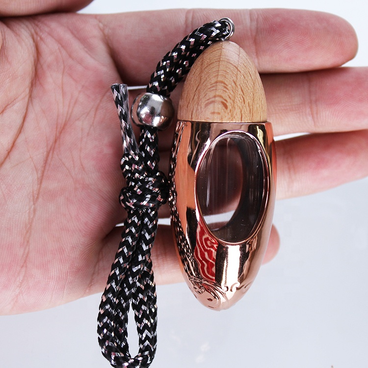 Custom Logo OEM Hanging 10ml Bullet Shape Empty Air freshener oil diffuser perfume packaging glass jars wholesale