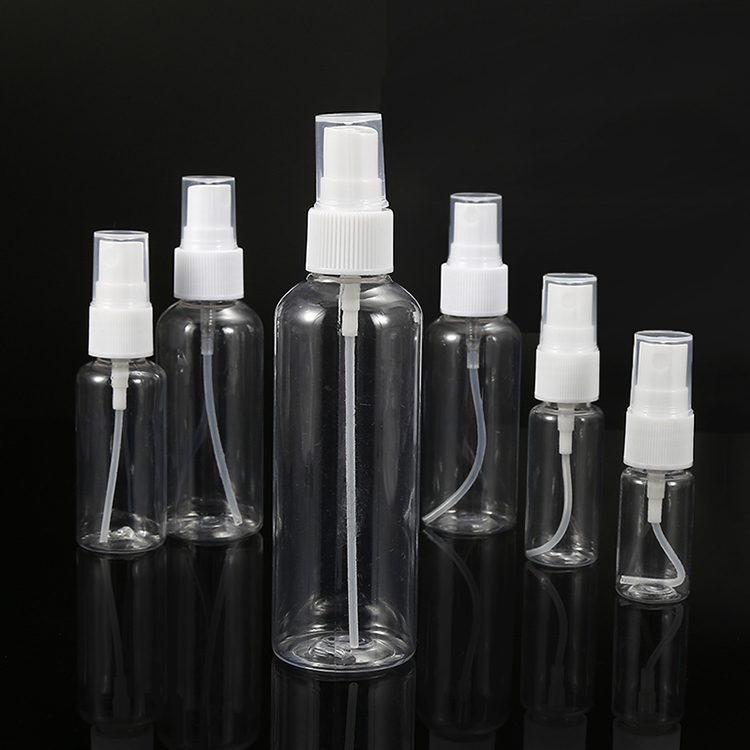 Custom Logo Personal Care Perfume Bottle 100ml Pet Plastic Fine 100ml Cosmetic Mist Spray Bottle