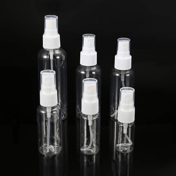 Custom Logo Personal Care Perfume Bottle 100ml Pet Plastic Fine 100ml Cosmetic Mist Spray Bottle