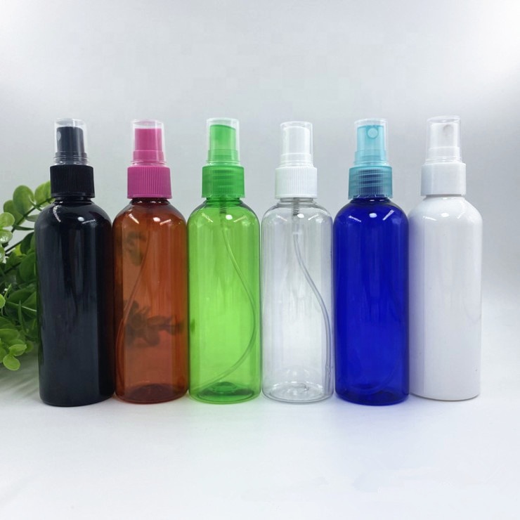 Custom Logo Personal care perfume bottle PET 100ml cosmetic mist spray plastic bottle