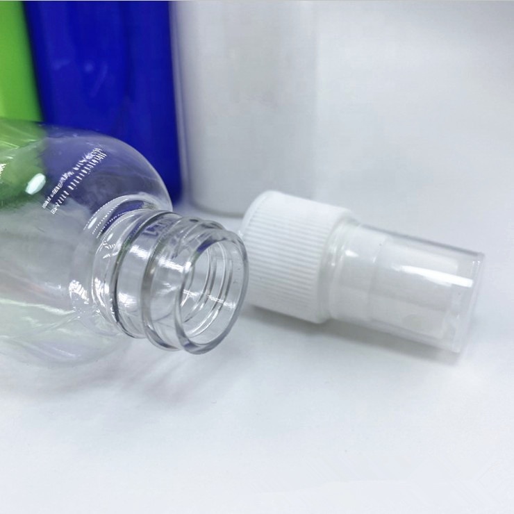 Custom Logo Personal care perfume bottle PET 100ml cosmetic mist spray plastic bottle