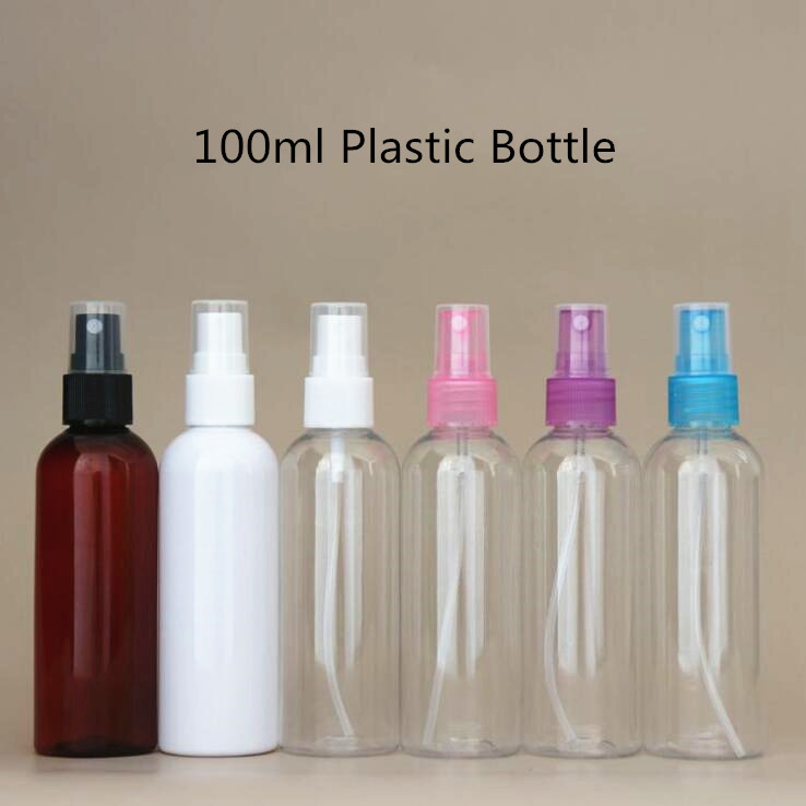 Custom Logo Personal care perfume bottle PET 100ml cosmetic mist spray plastic bottle