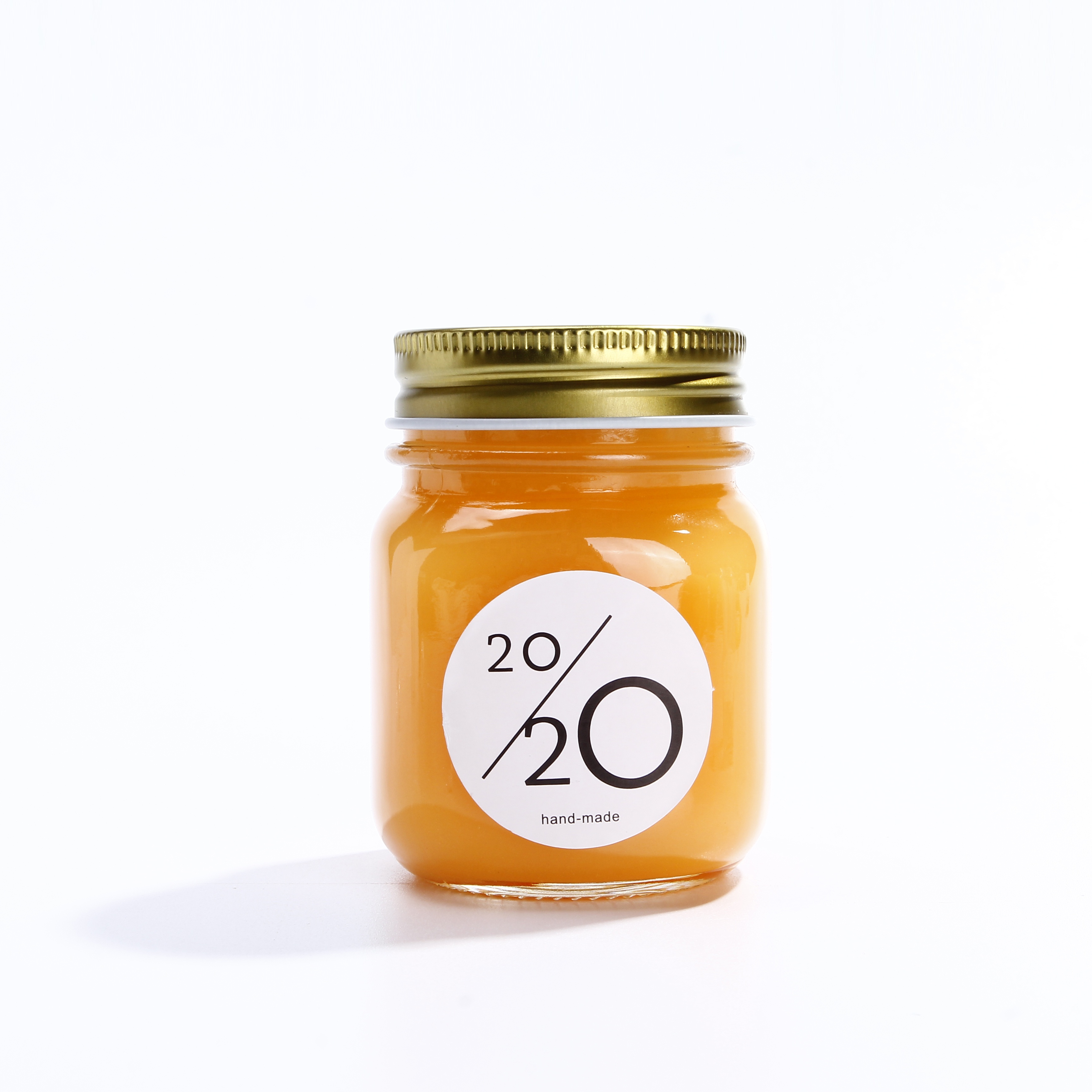 Custom Logo Printed Honey Preserve Canning 300ml Glass Drinking Wide Mouth Glass Mason Jar Without Handle