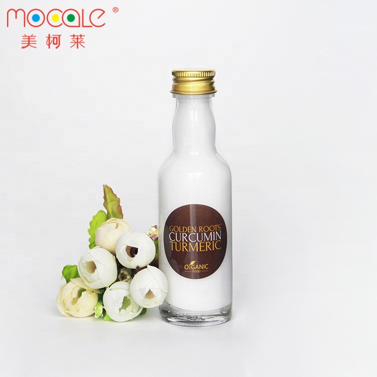 Custom Logo Printing 100ml Glass Bottle For Liquor Soda Alcohol