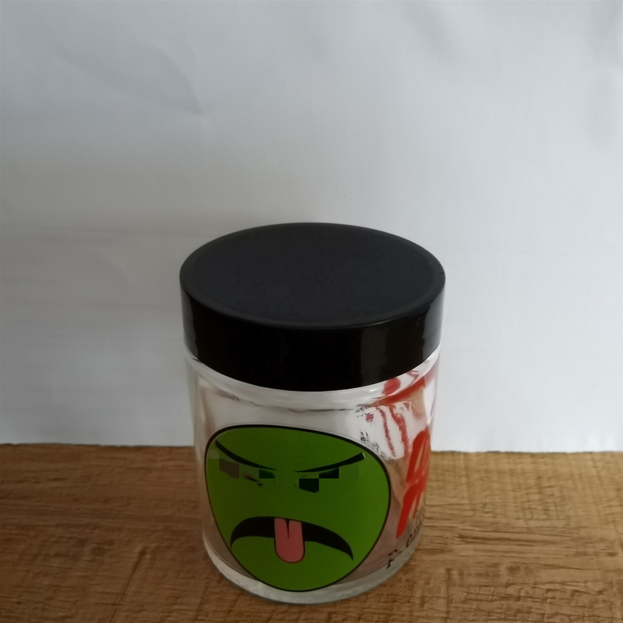 Custom Logo Printing Empty Glass Cosmetic Cream Jars 3OZ Printing Logo