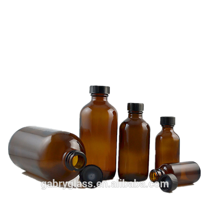 Custom Logo Printing Soap 120ml 250ml 500ml 1000ml Boston Round Bottle