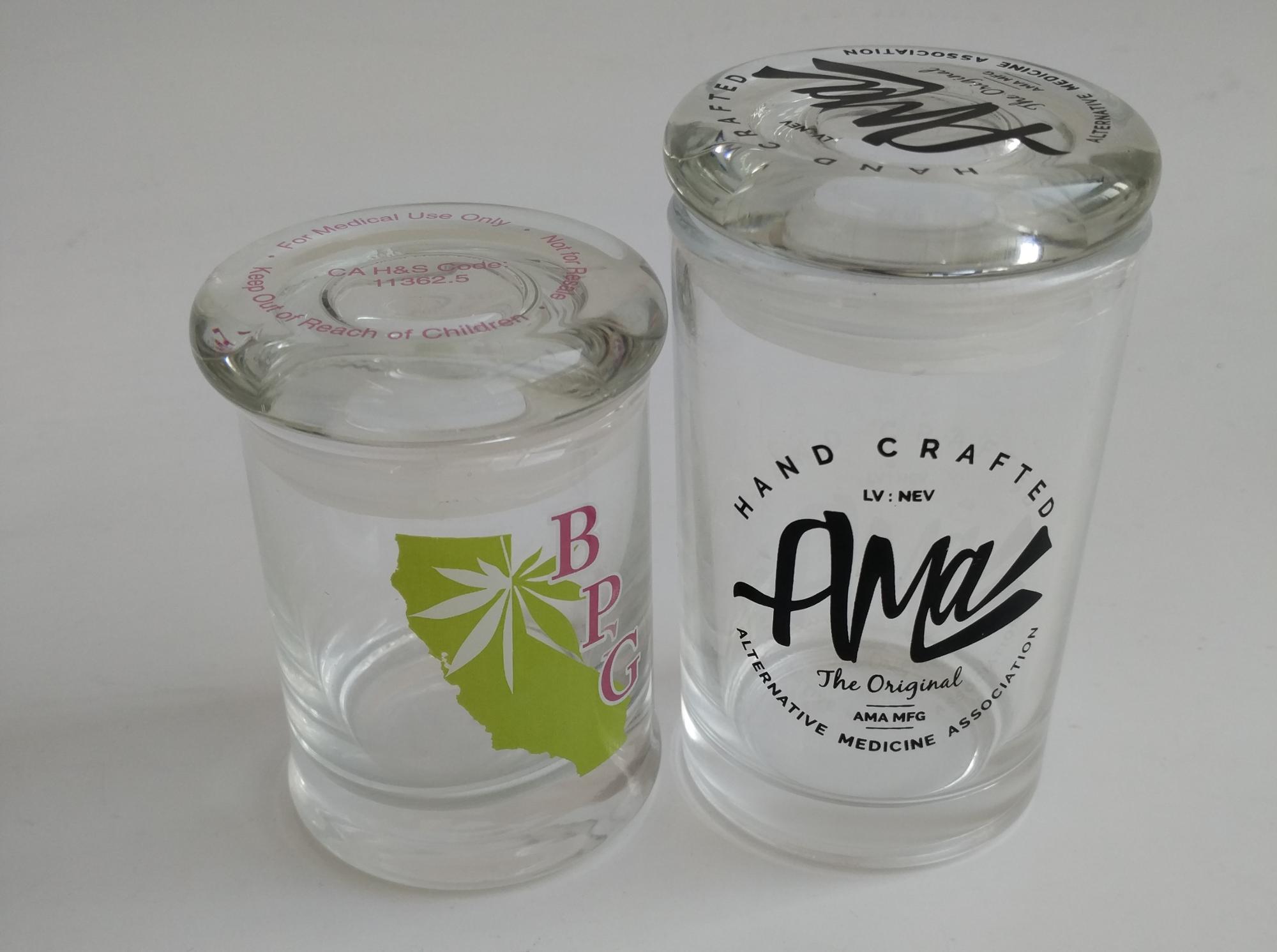Custom Logo Simple Empty Glass Candle Jars Candle Hodler Jar