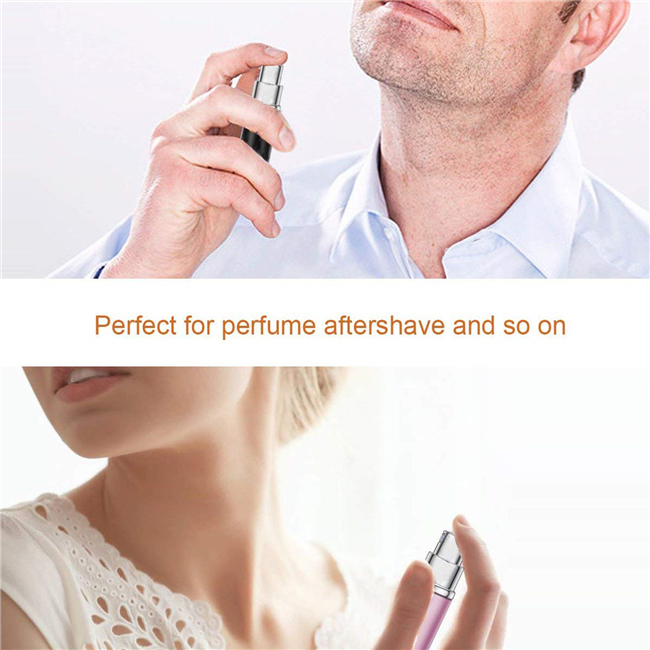 Custom Logo Travel Refillable Travel Mini Portable Spray Bottle 5ml Perfume Atomiser Bottles