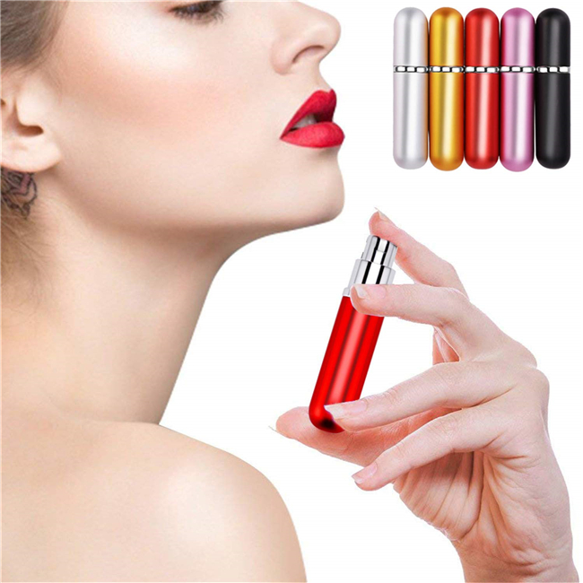 Custom Logo Travel Refillable Travel Mini Portable Spray Bottle 5ml Perfume Atomiser Bottles