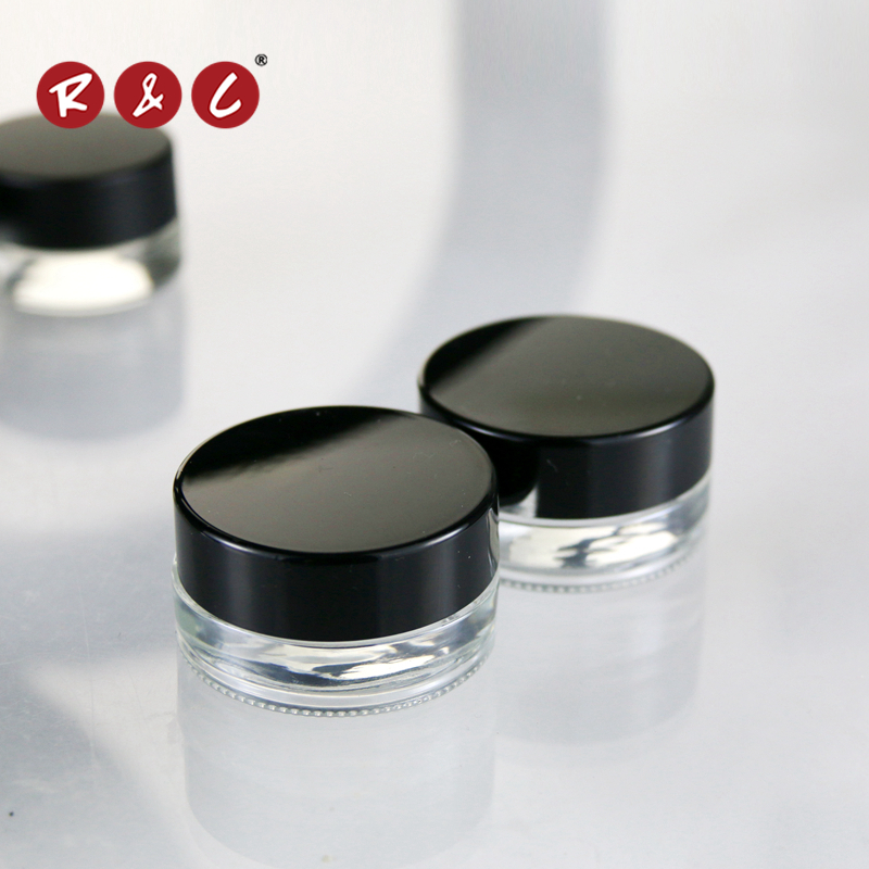 Custom Logo food grade small glass jar CBD concentrate glass Jars