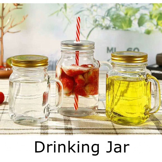 Custom Logo wholesale jars 16 oz mason jar lids with Gold Tinplate Lid